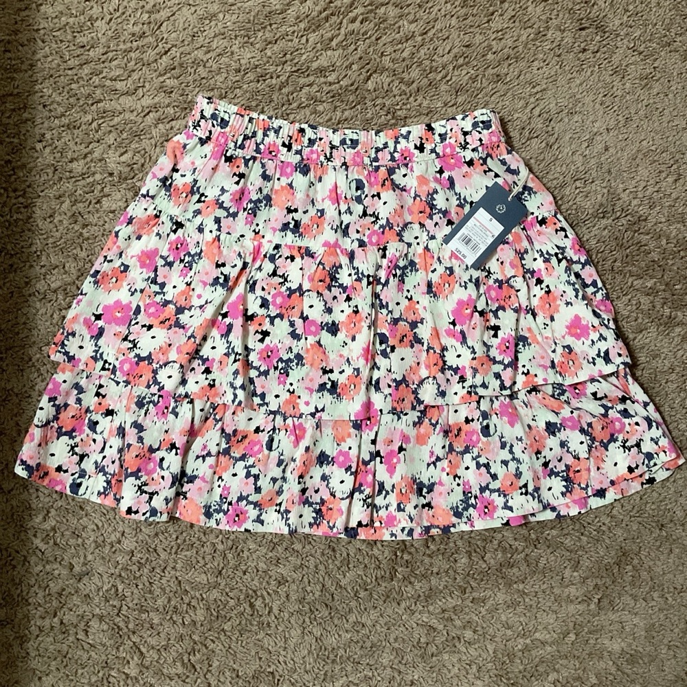 Universal thread Floral Pink and White Skirt
